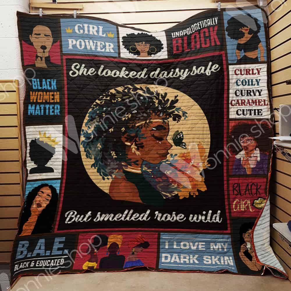 Black Women Quilt Blanket DHC0302979TD