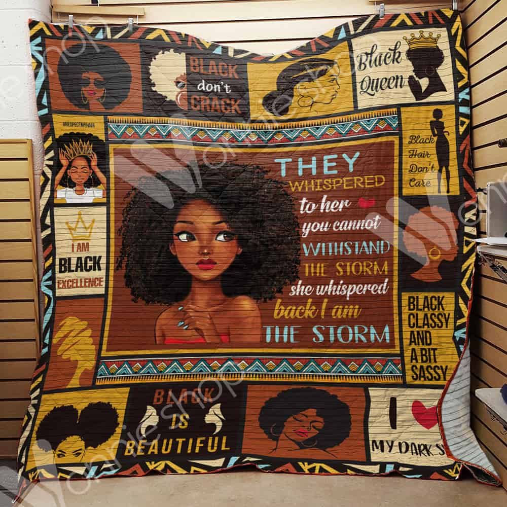 Black Women Quilt Blanket DHC06021377TD