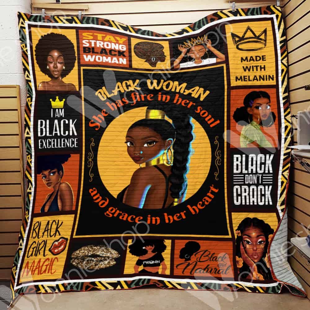 Black Women Quilt Blanket DHC0602711TD