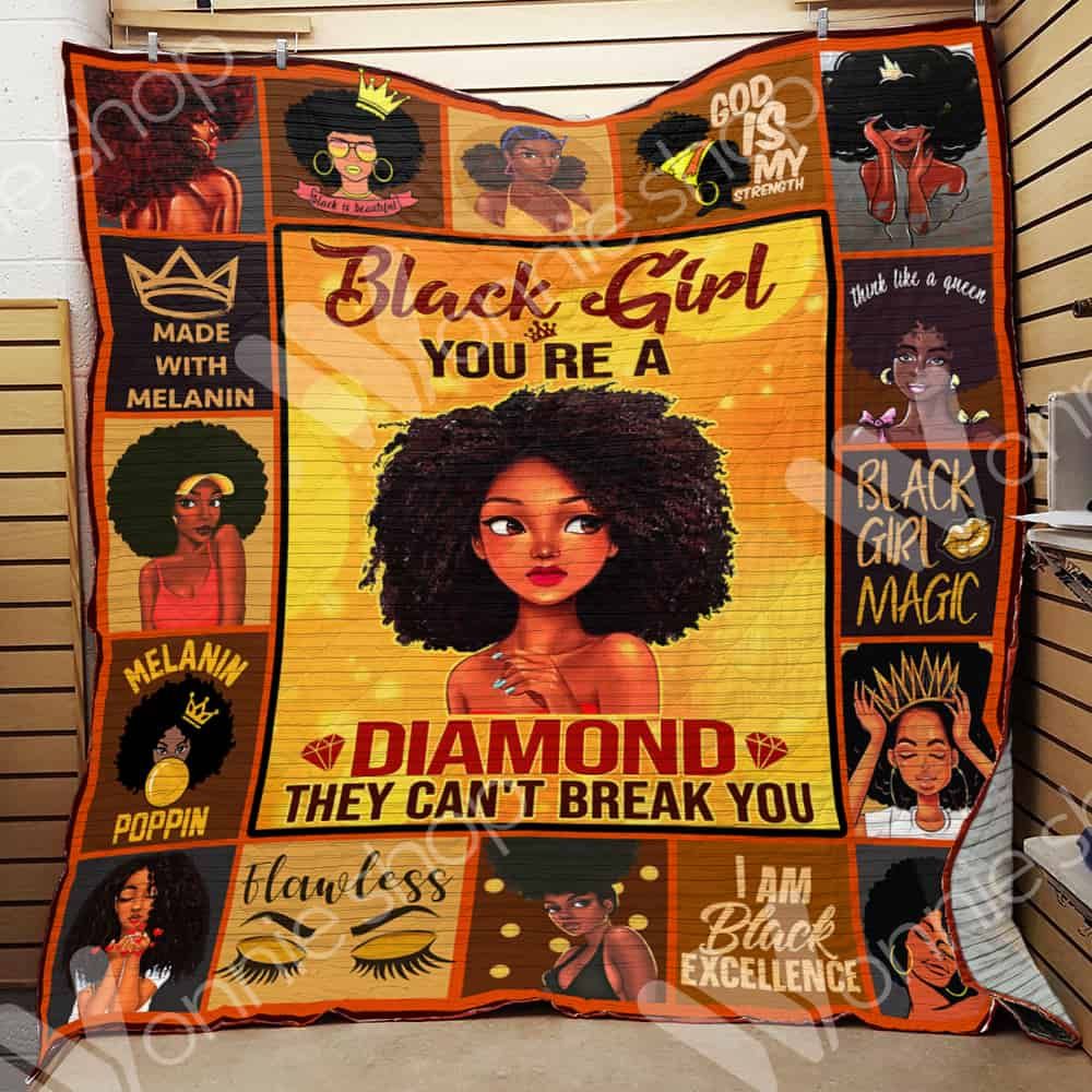 Black Women Quilt Blanket DHC0602721TD