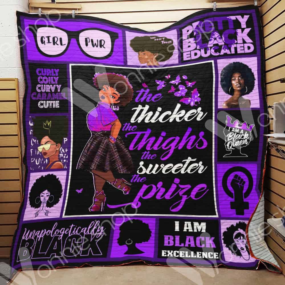 Black Women Quilt Blanket DHC0602820TD