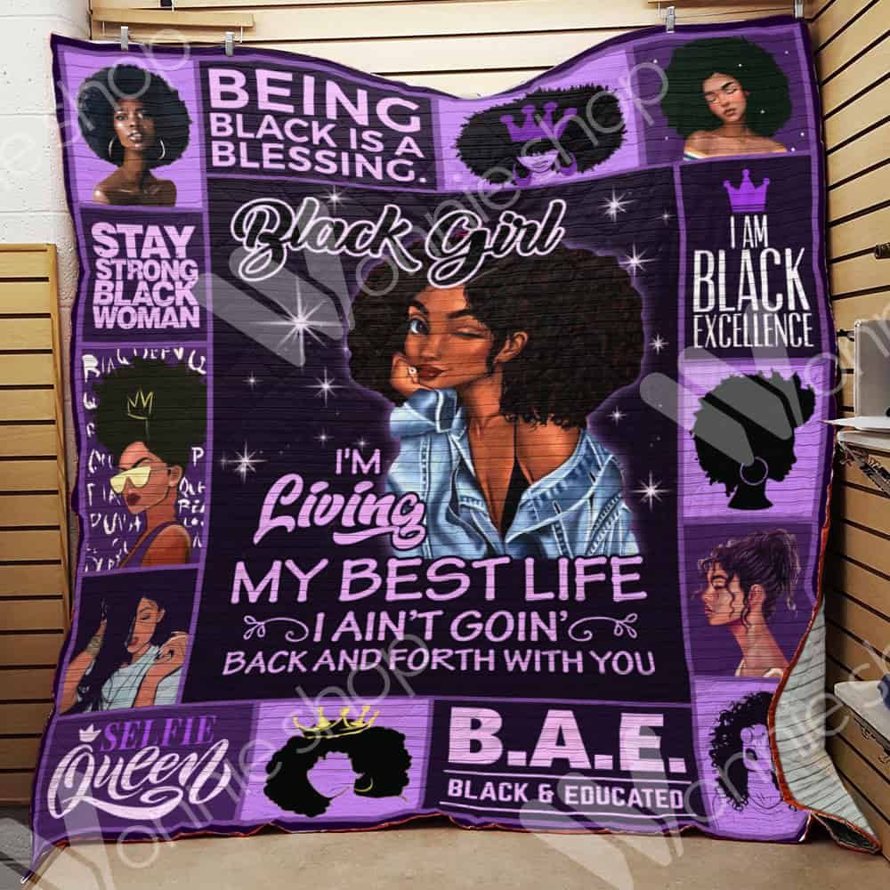 Black Women Quilt Blanket DHC0602833TD