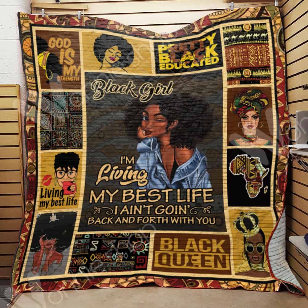 Black Women Quilt Blanket DHC1002818TD