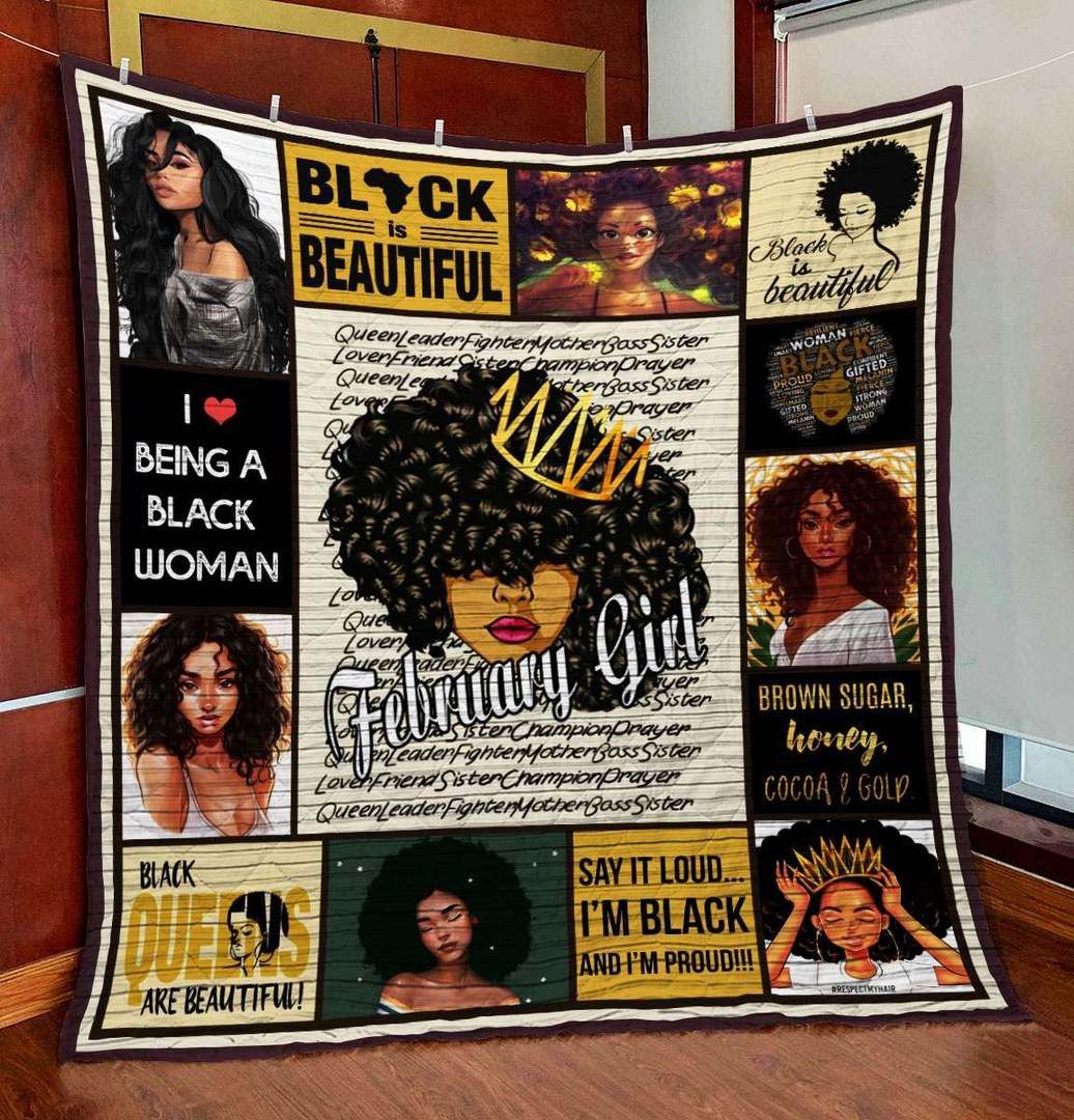 Black Women TU090706A TBG Quilt Blanket