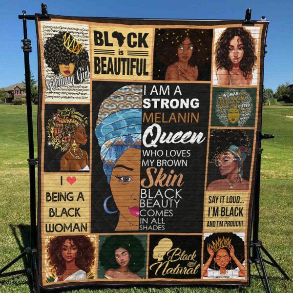 Black Women TU110704A Quilt Blanket