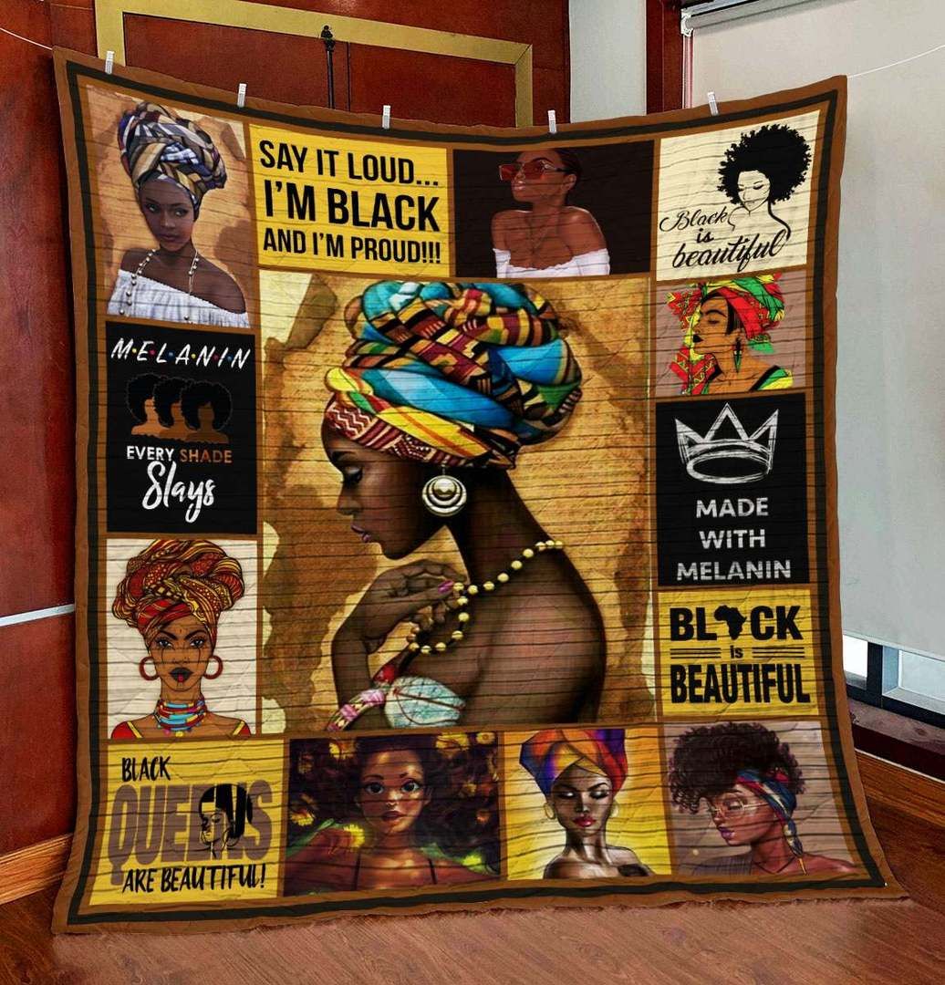 Black Women TU180706A TBG Quilt Blanket