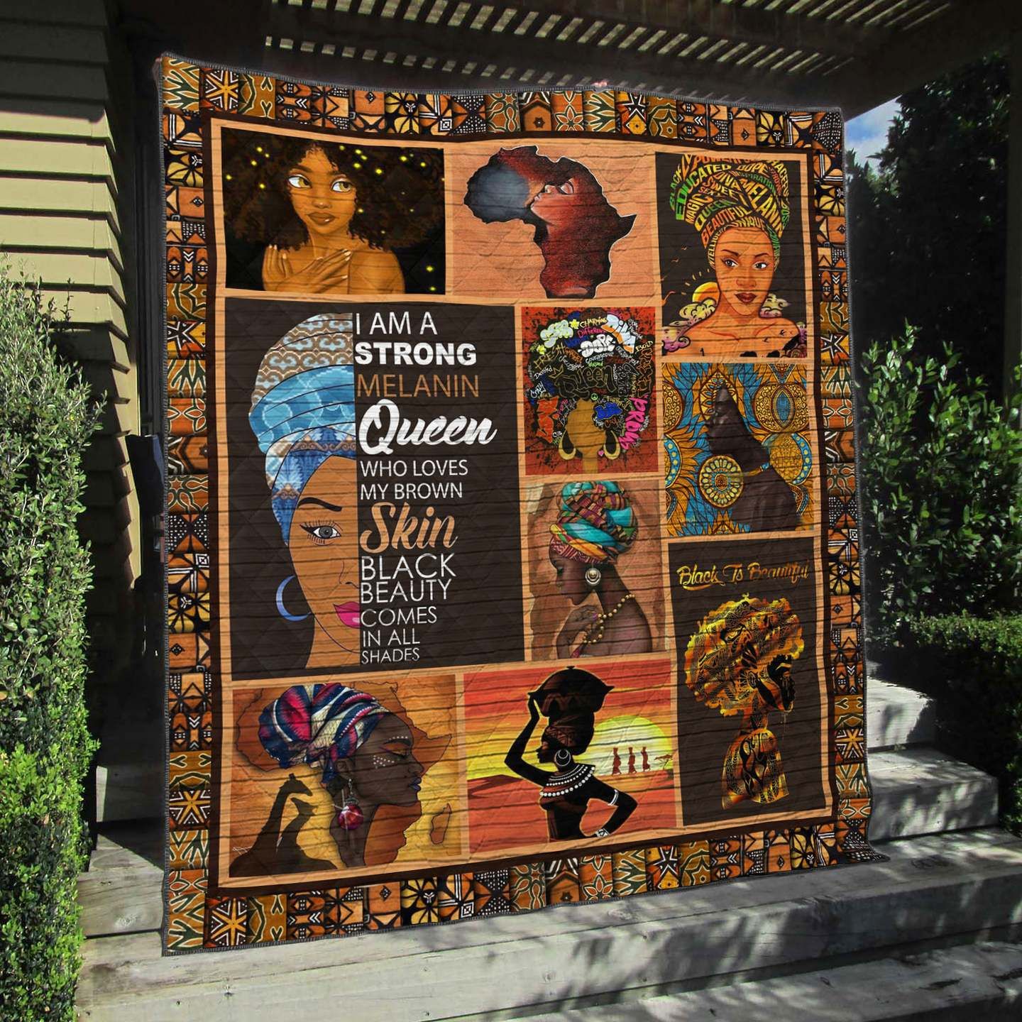 Black Women TU190701A TBG Quilt Blanket