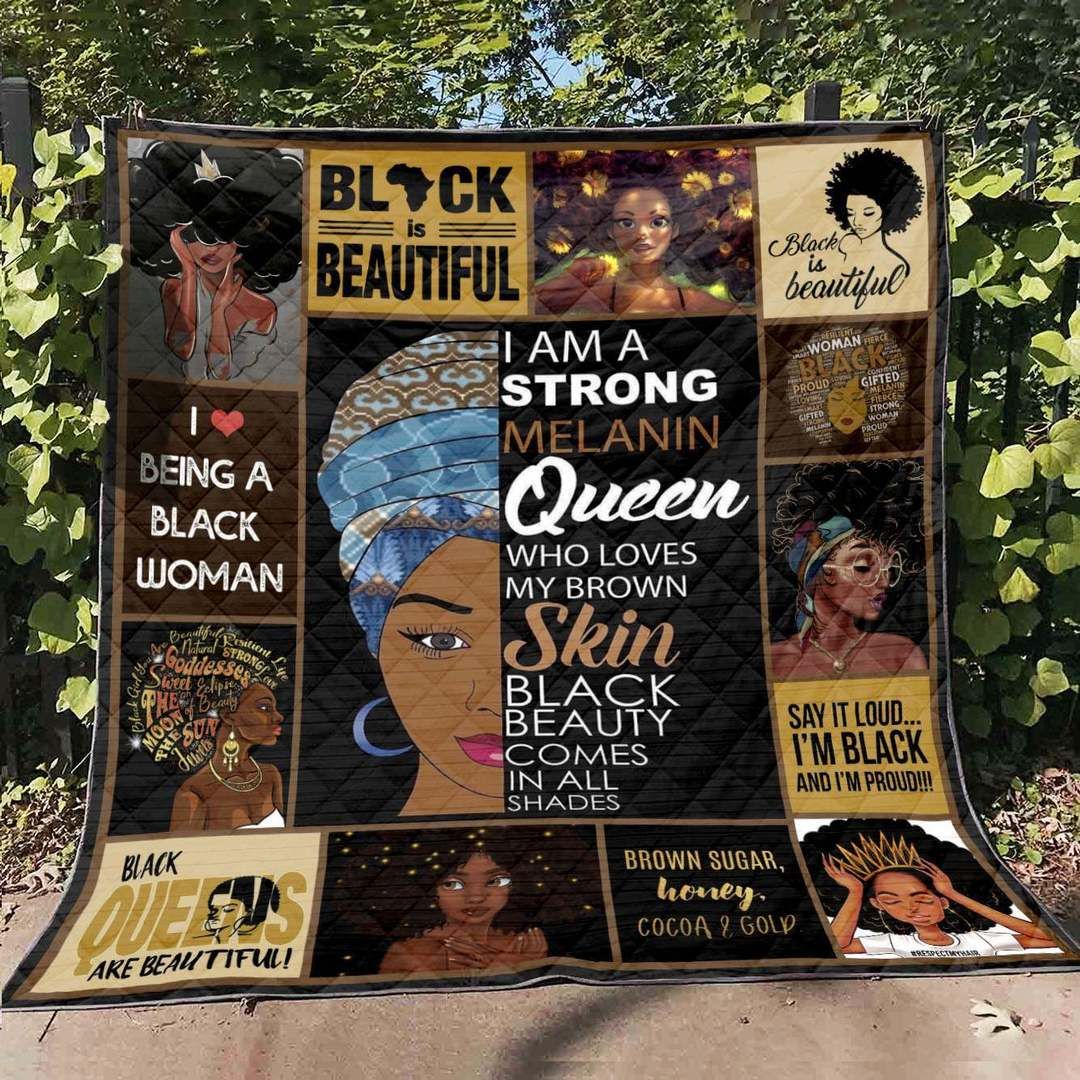Black Women YE090707A TBG Quilt Blanket