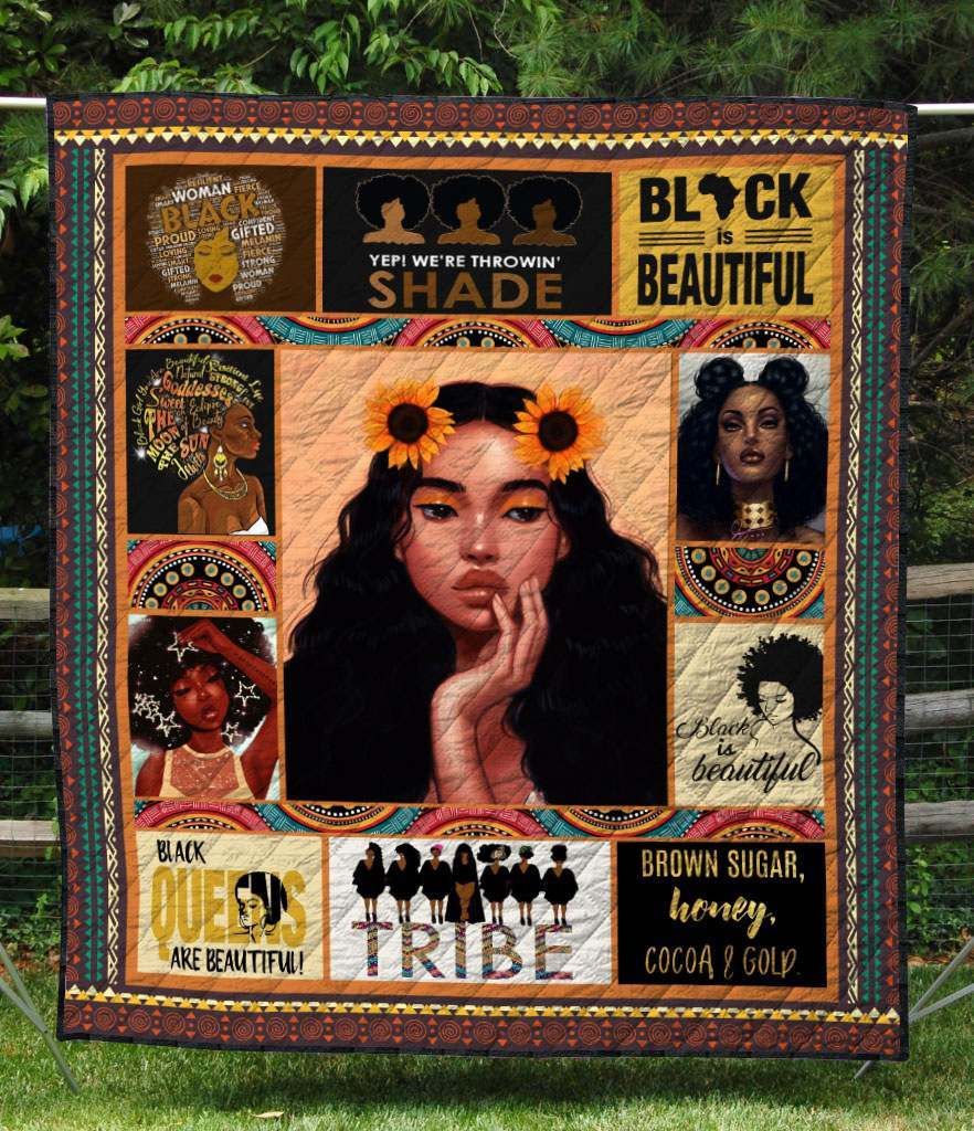 Black Women YE170706A TBG Quilt Blanket