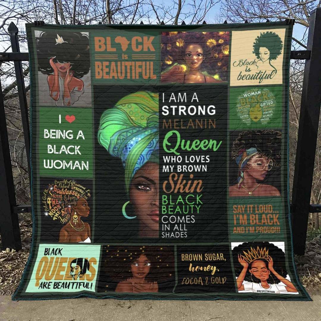 Black Women YE200701A TBG Quilt Blanket
