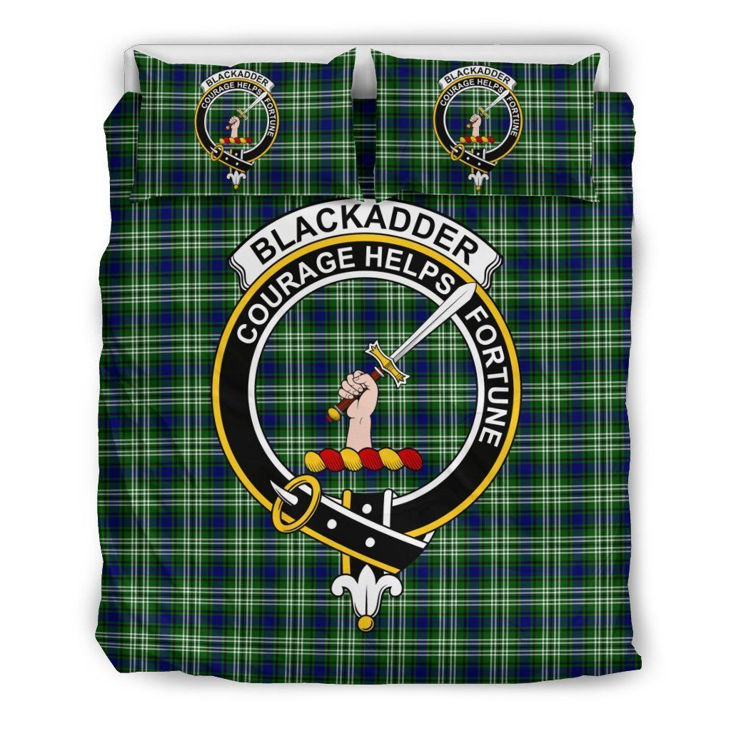 Blackadder Clan Badge Tartan Bedding Set