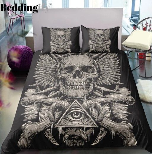 Blair Skull Bedding Set