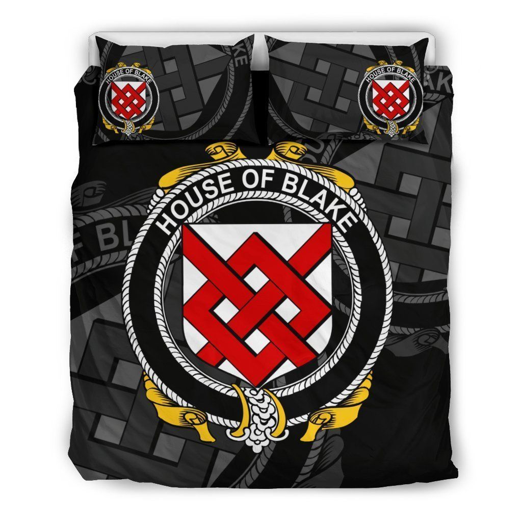 Blake Family Crest Shamrock Bedding Set