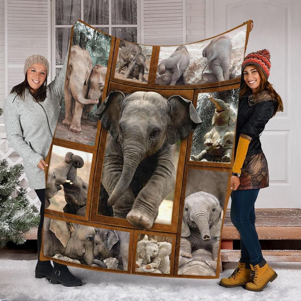 Blanket Elephant Fleece Blanket For Animal Lovers