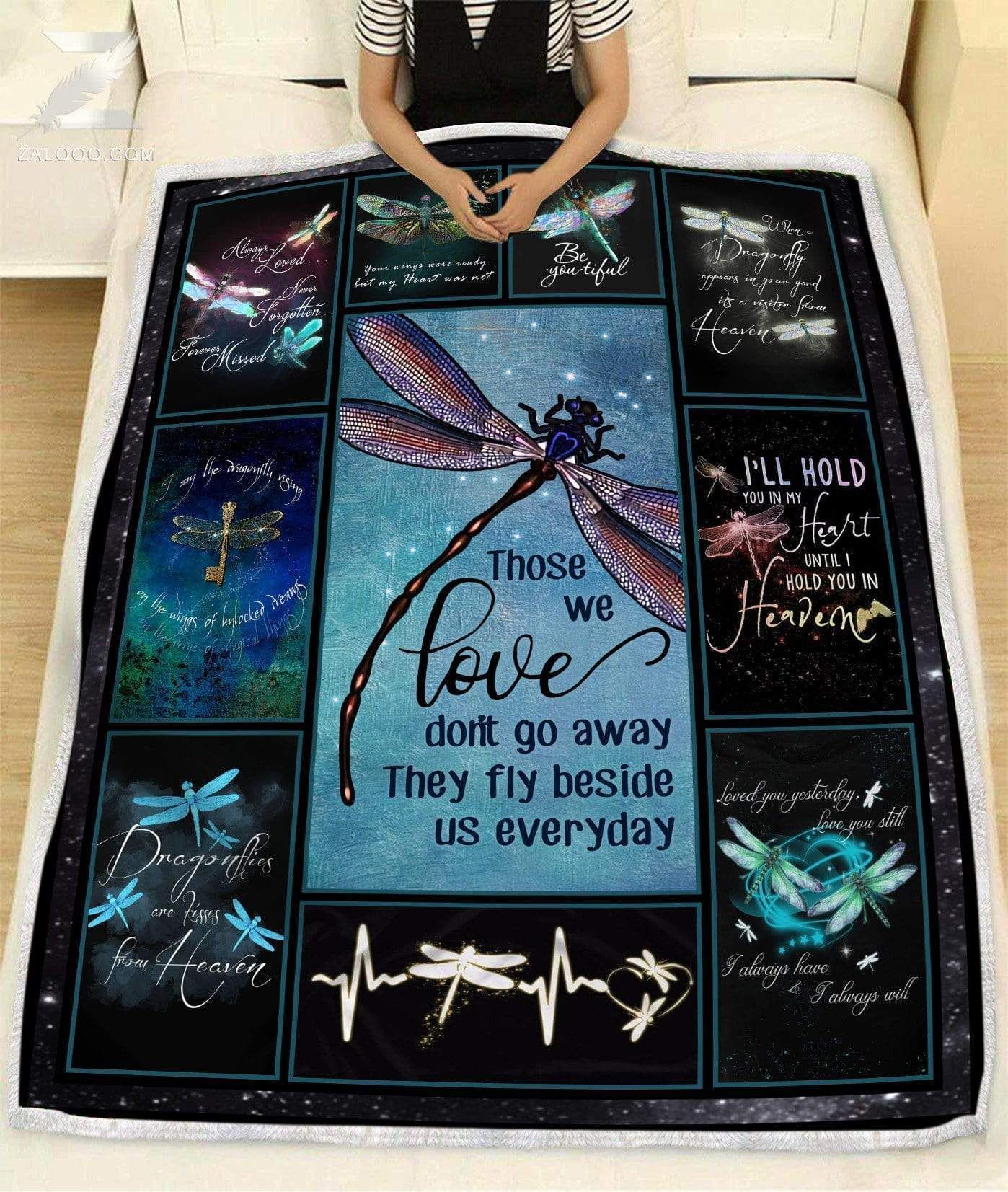 Blanket Gift Dragonfly – Those We Love Don’t Go Away