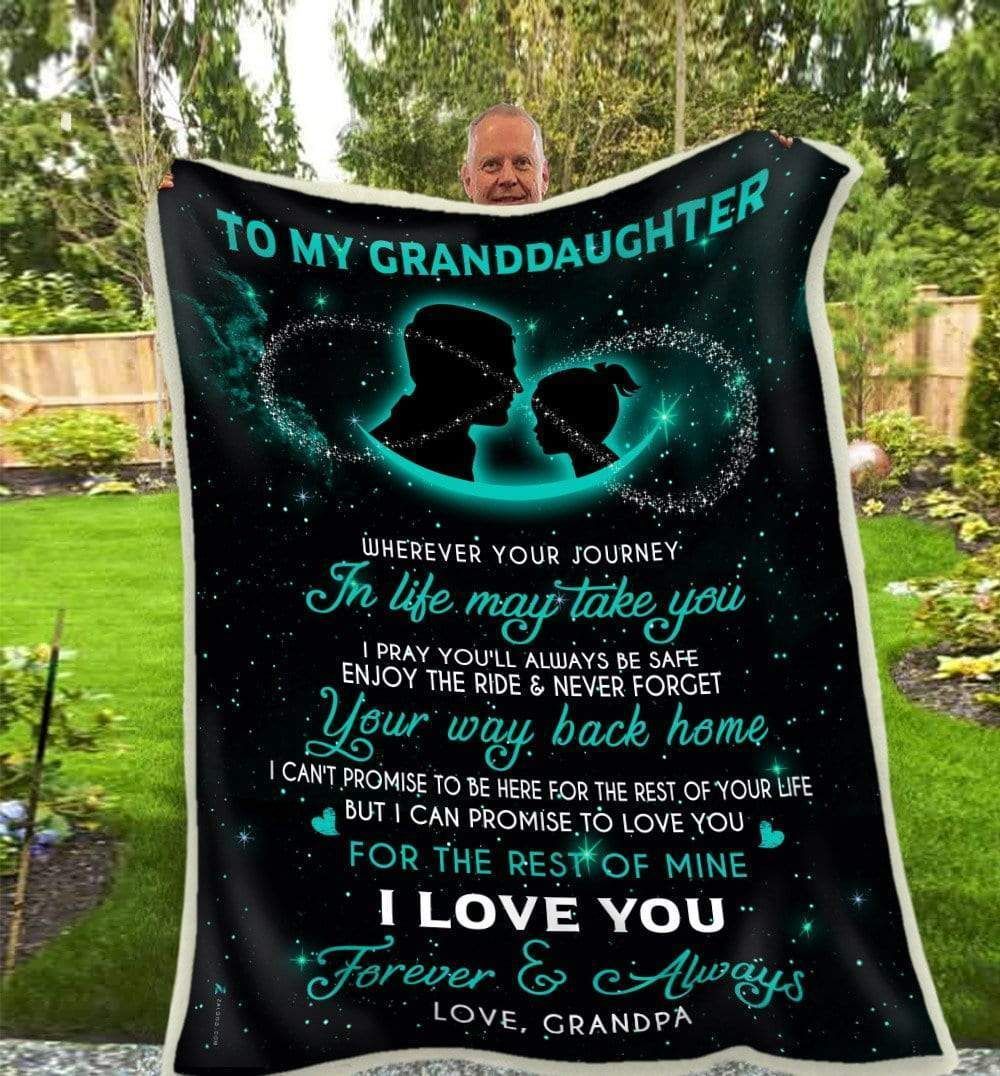 Blanket Gift For Daughter Never Forget Your Way Back Home