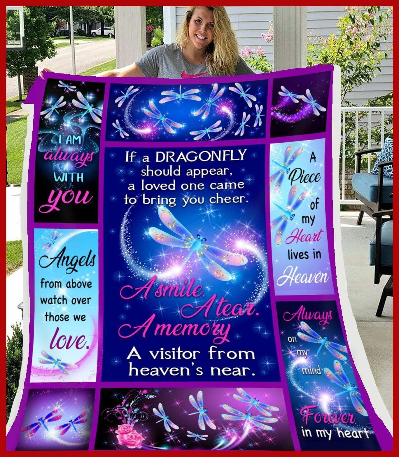 Blanket Giving Dragonfly Lovers Always In My Mind