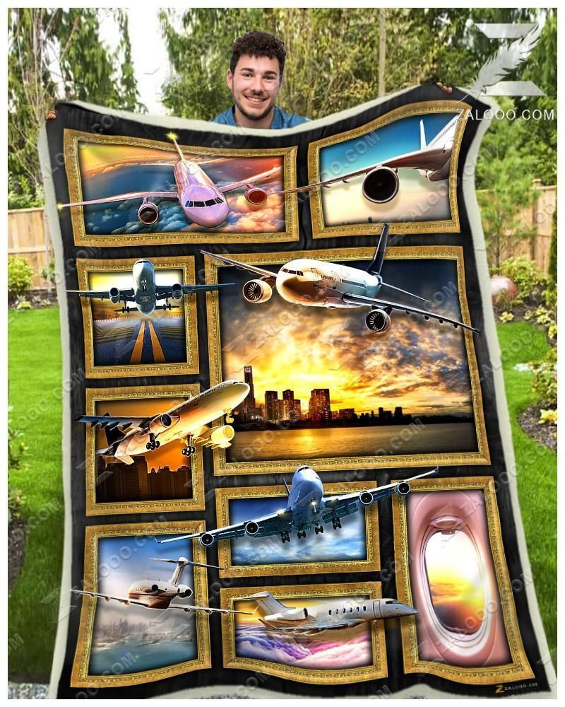 Blanket – Mk – Pilot – 3d Airplanes Blanket