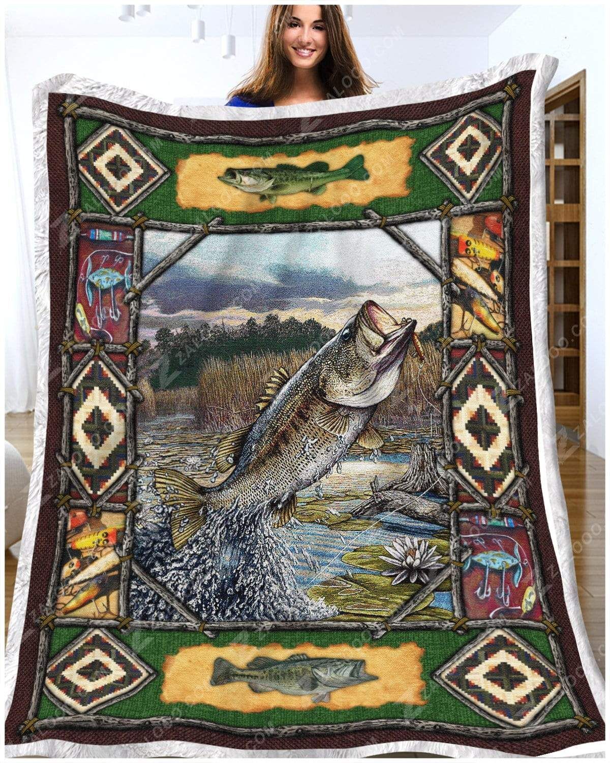Blanket Special Gift For Boy Who Loves Fishing