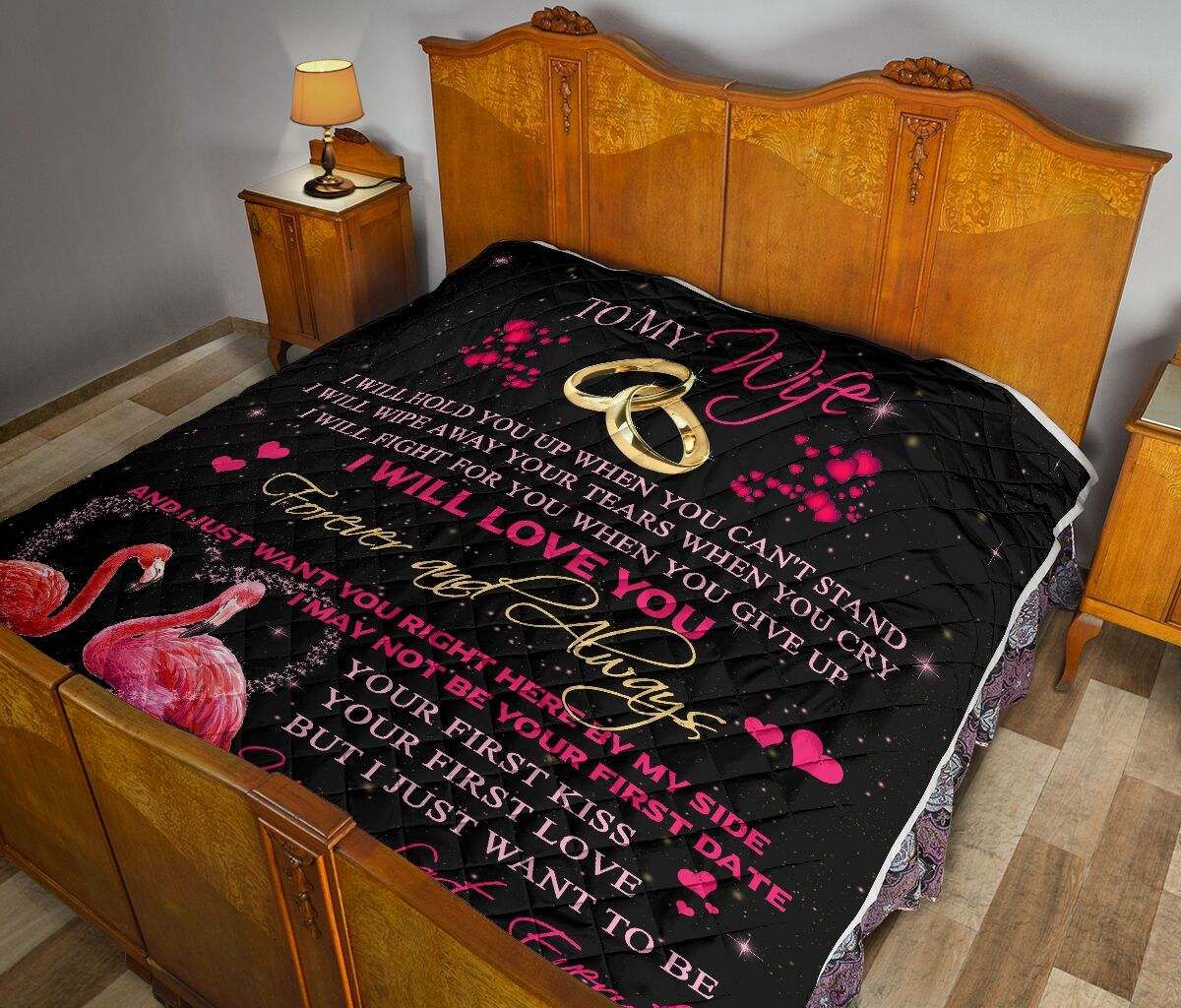 BLANKET TO MY WIFE I WILL LOVE YOU FOREVER AND ALWAYS DHC281110828DD