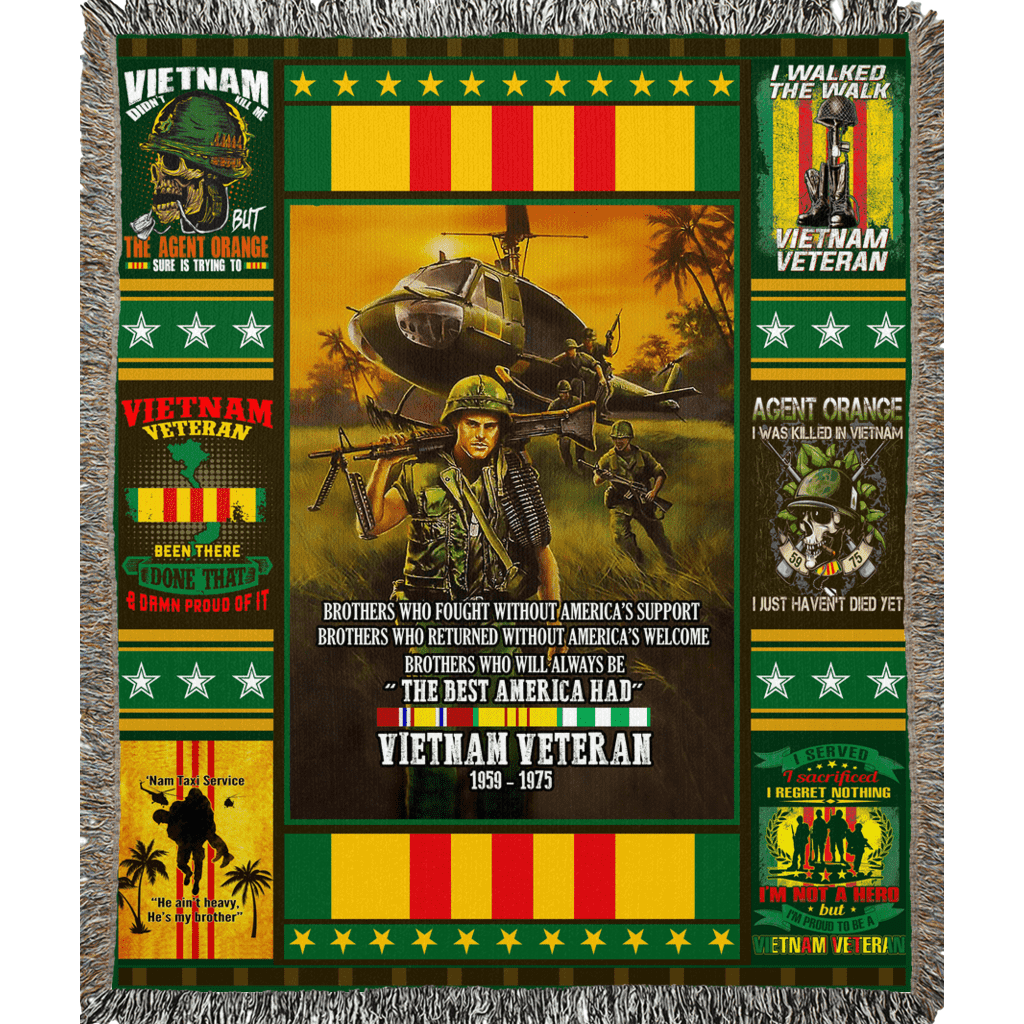 Blankets Gift For Veteran I Walked The Walk Vietnam Veteran