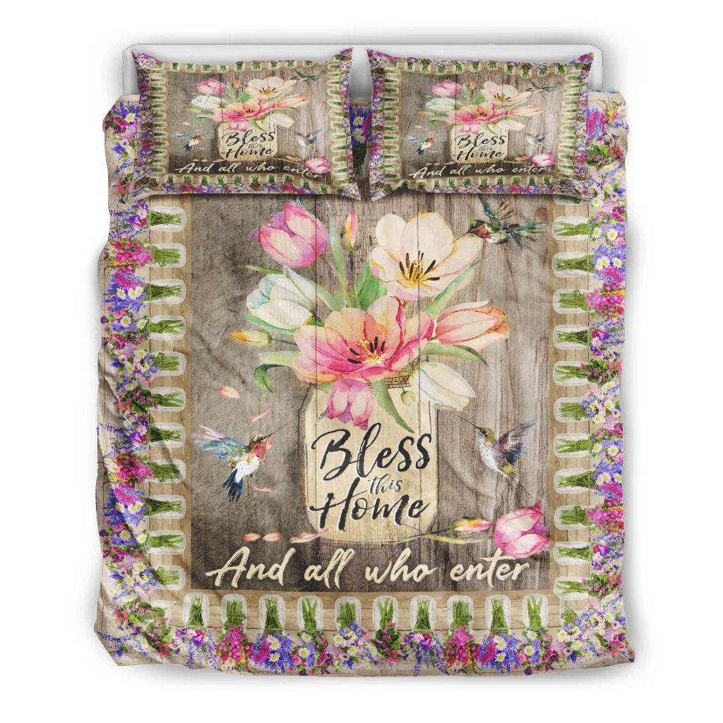 Bless This Home And All Who Enter Bedding Set