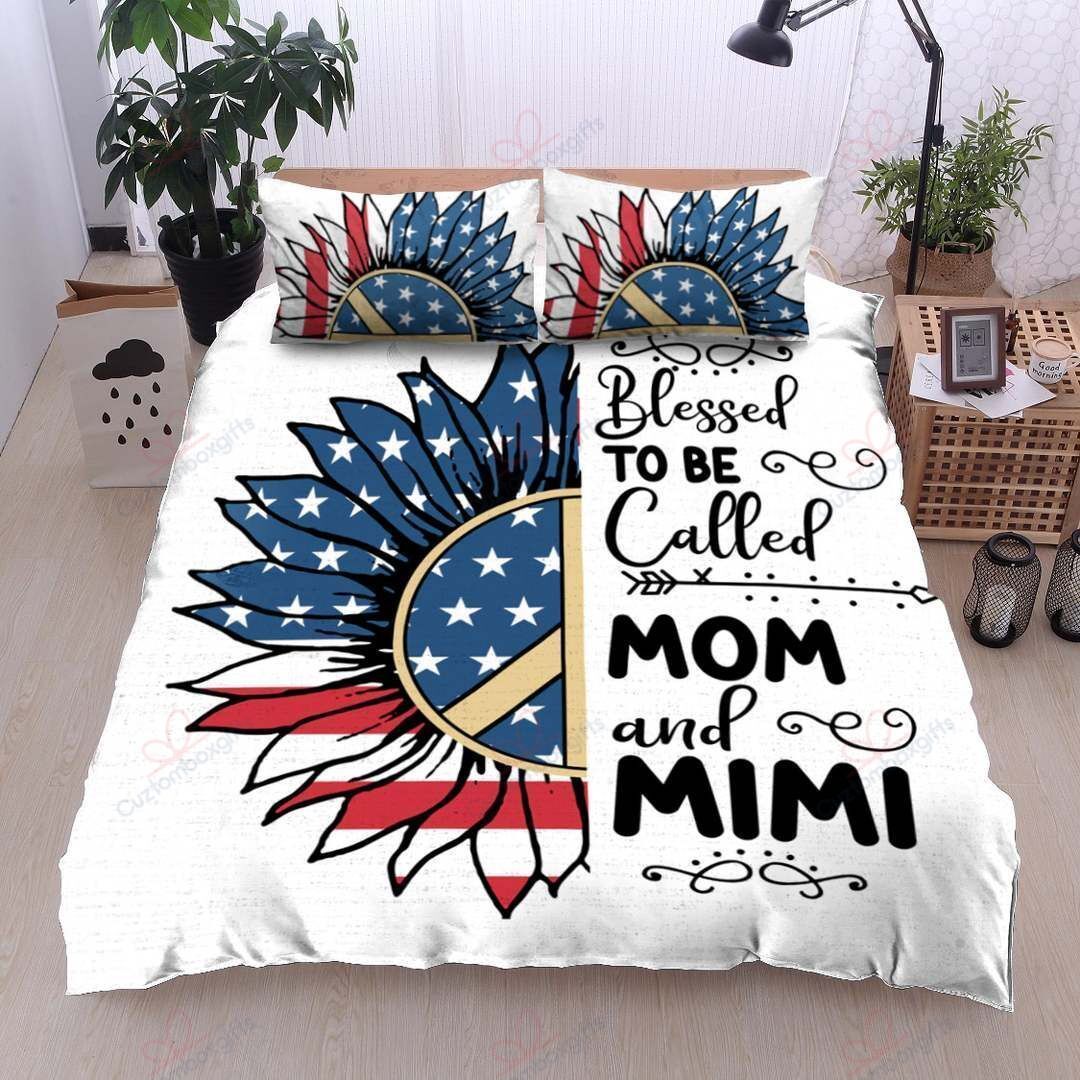 Blessed To Be Called Mom And Mimi Bedding Set