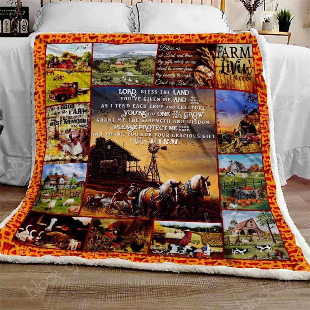 Blessing Of A Farm Fleece Blanket