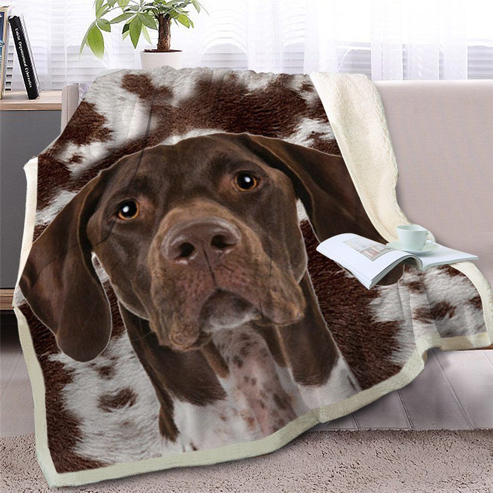 Blessliving Dog Sherpa Fleece Blanket