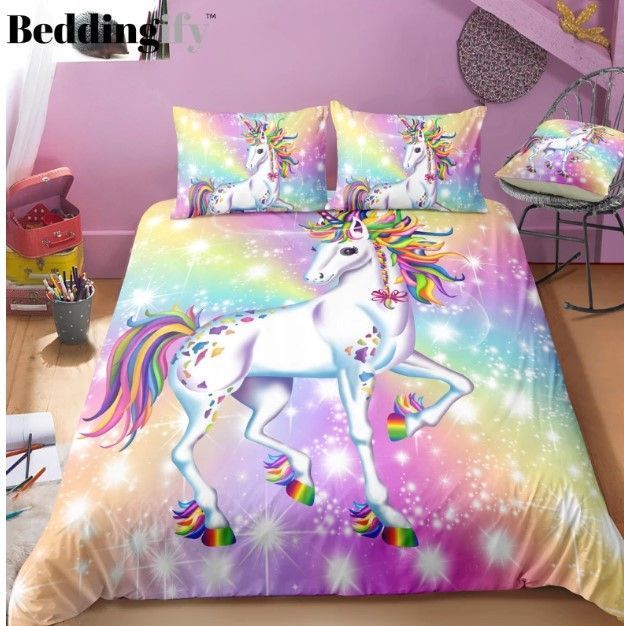 Bling Bling Unicorn Bedding Set