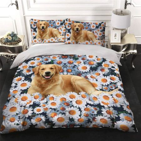 Blingyy Golden Retriever Bedding Set