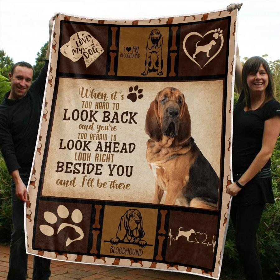 Bloodhound Sherpa Fleece Blanket