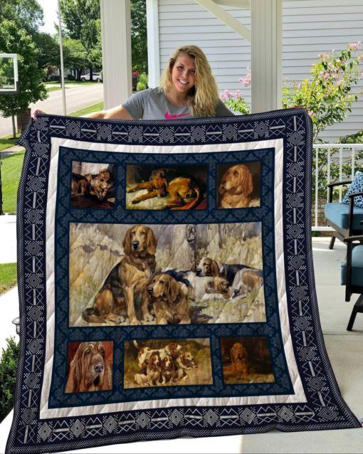 Bloodhound Quilt Blanket DHC2911356VT