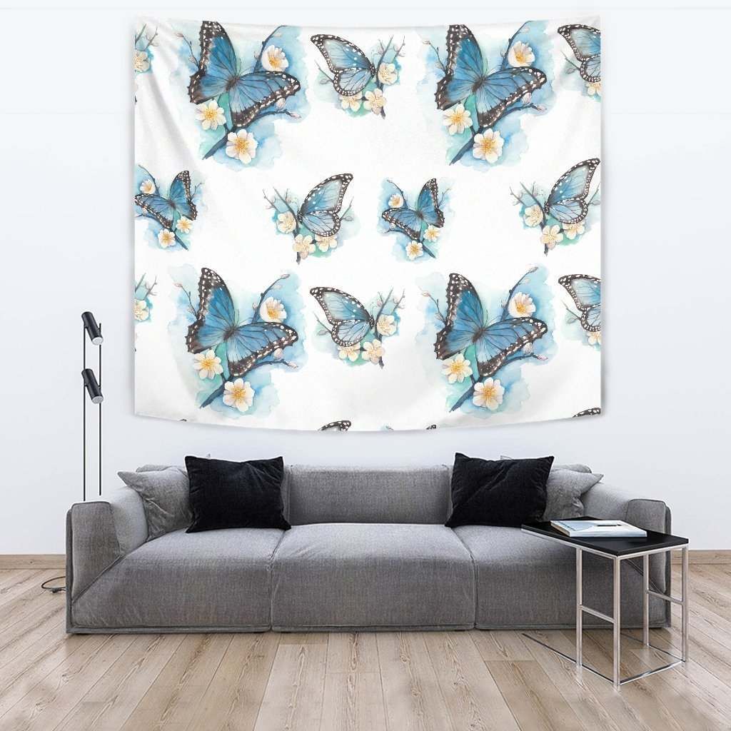 Blossom Blue Butterfly CL17100018MDT Tapestry