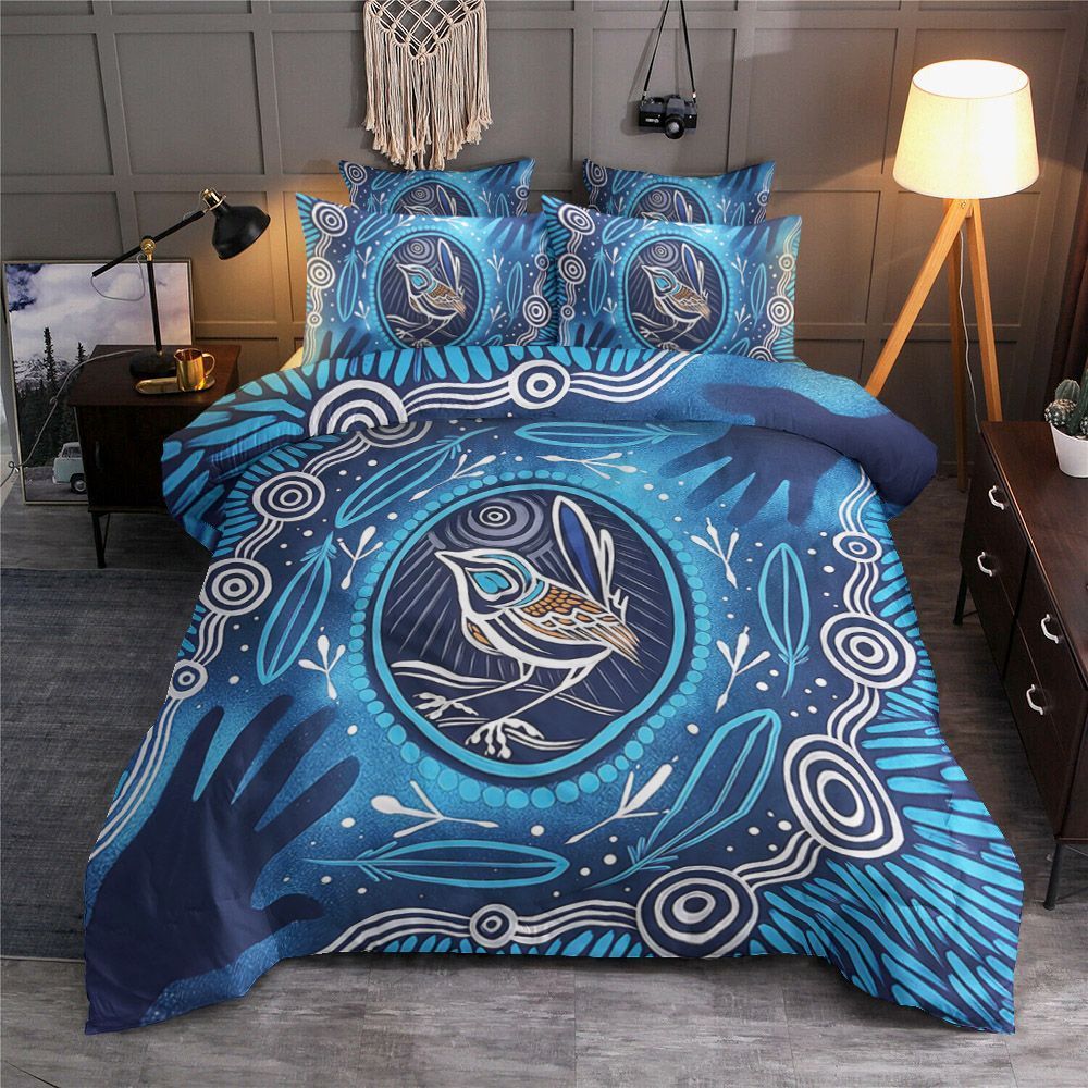 Blue Bird Bedding Set