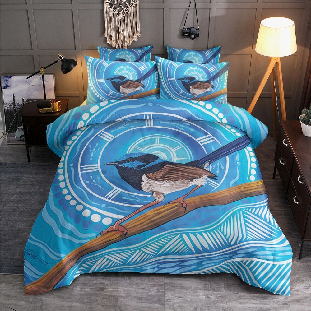 Blue Bird Bedding Set