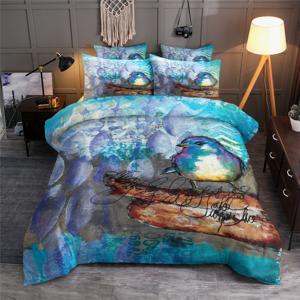Blue Bird Bedding Set