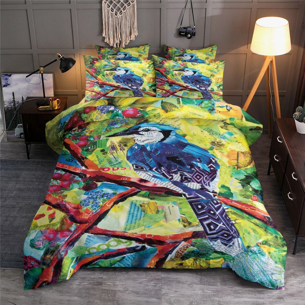 Blue Bird Bedding Set