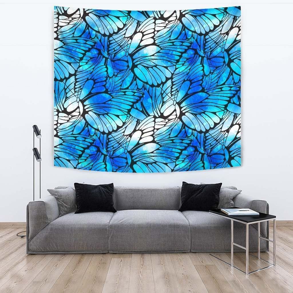 Blue Butterfly Wings CL17100028MDT Tapestry