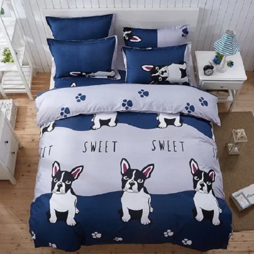 Blue Dog Bedding Set