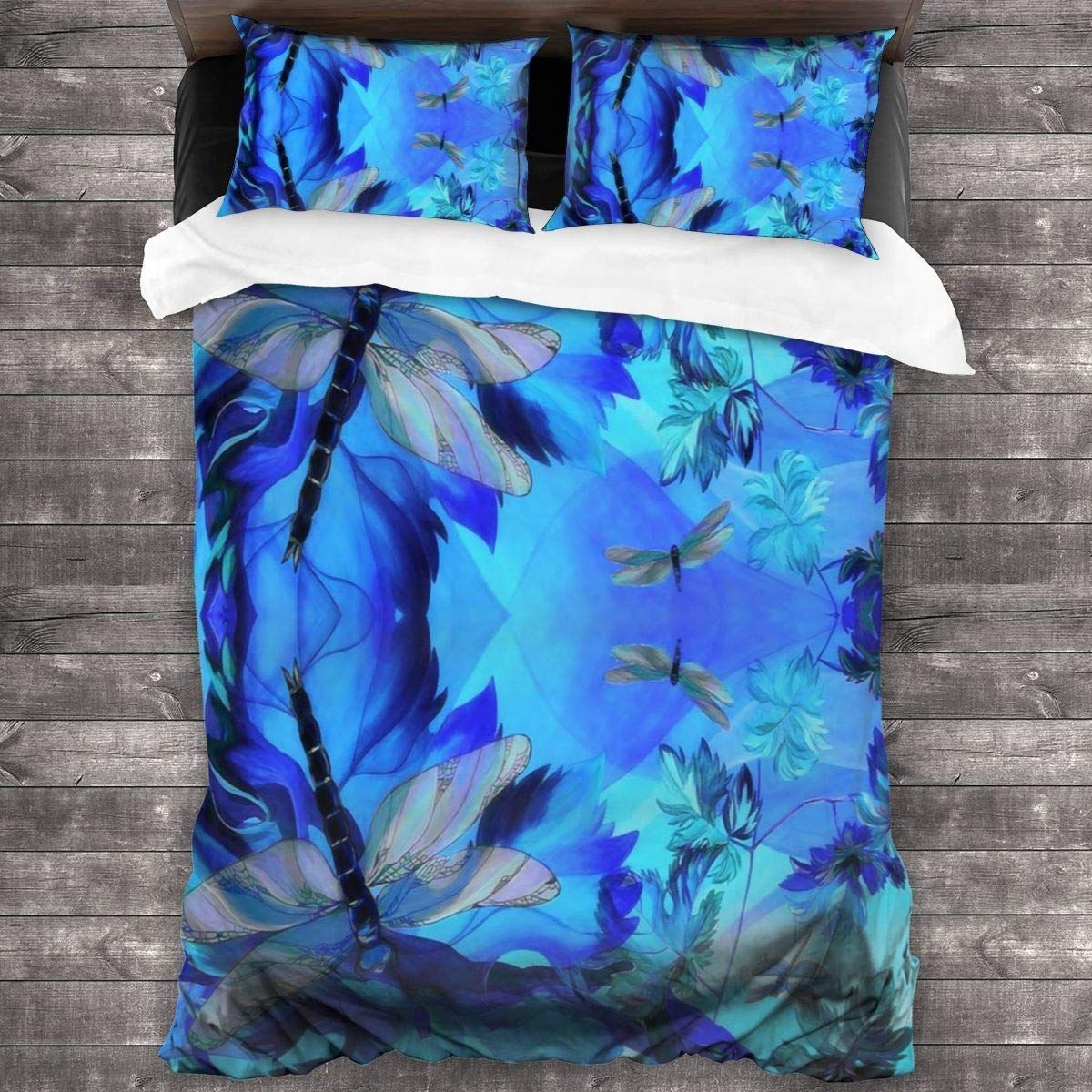 Blue Dragonfly Bedding Set