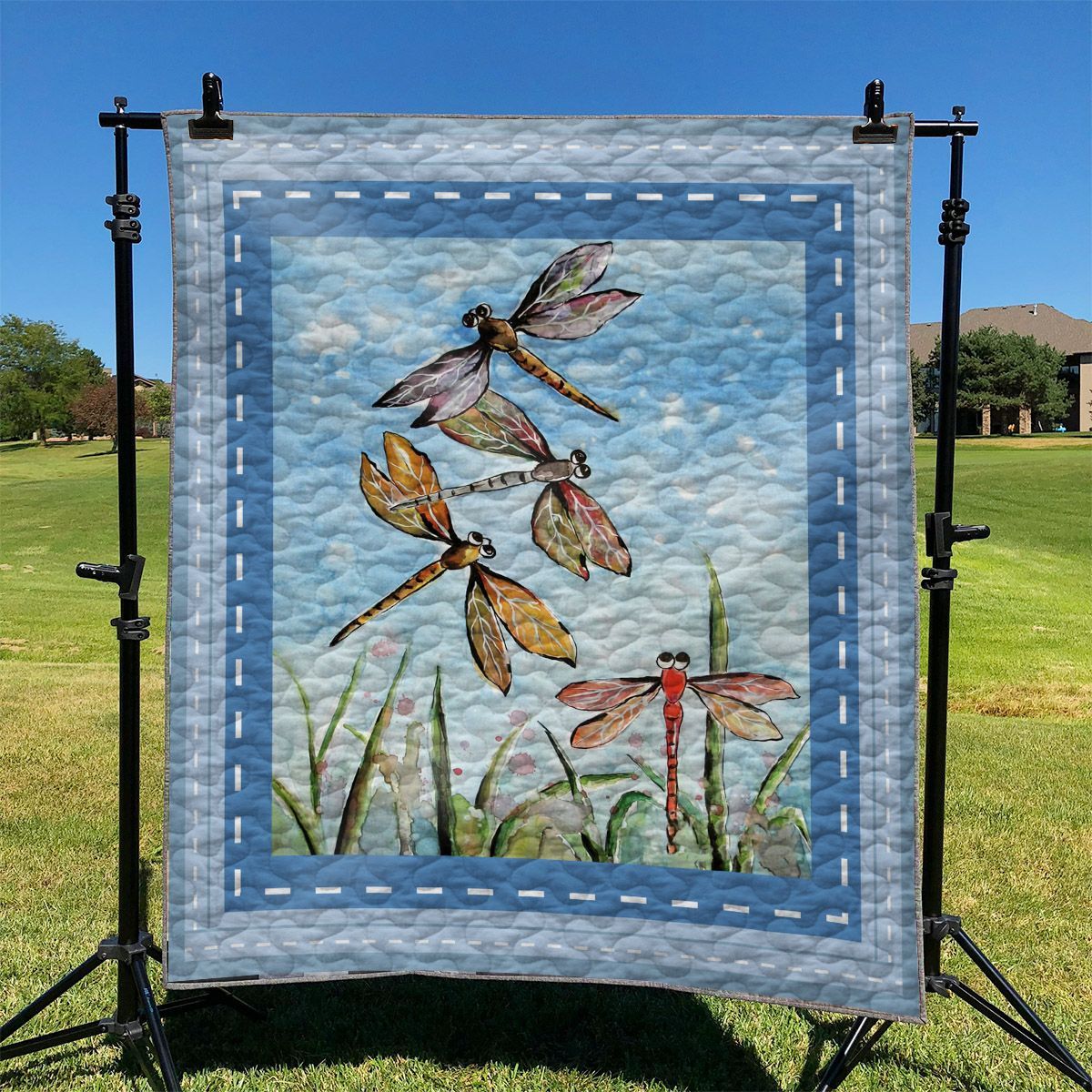 Blue Dragonfly GS-LD1209 Quilt Blanket