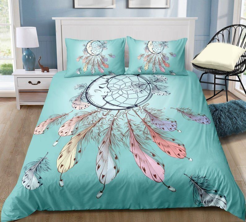 Blue Dream Catcher Bedding Set
