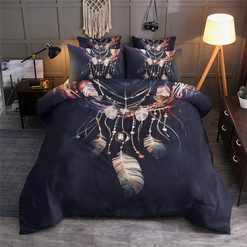 Blue Dreamcatcher Bedding Set