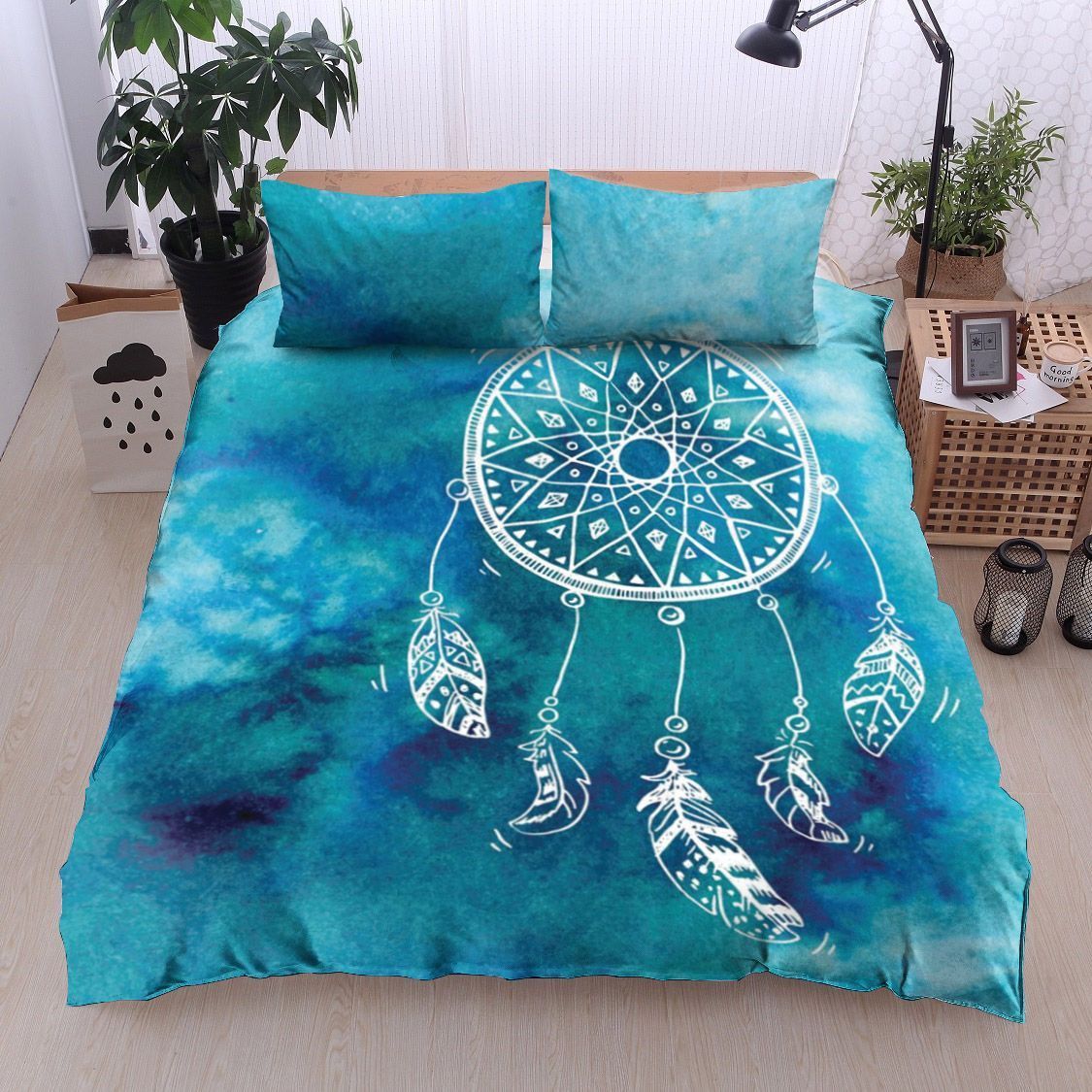 Blue Dreamcatcher Bedding Set