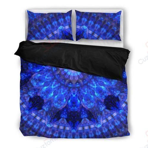 Blue Flarming Azure Printed Bedding Set