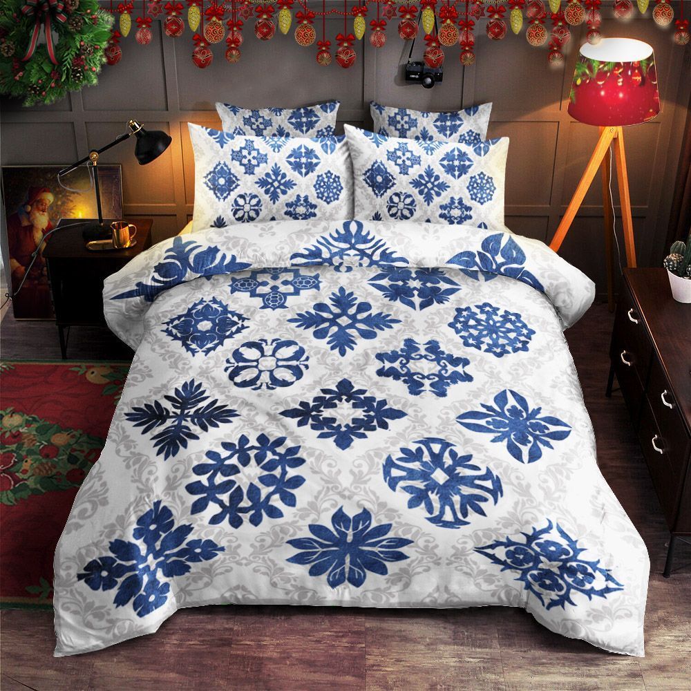 Blue Hawaii Turtle Bedding Set