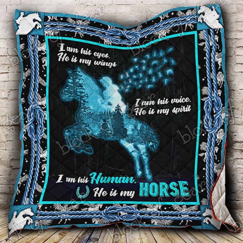 Blue Horse CL19100144MDQ Quilt Blanket