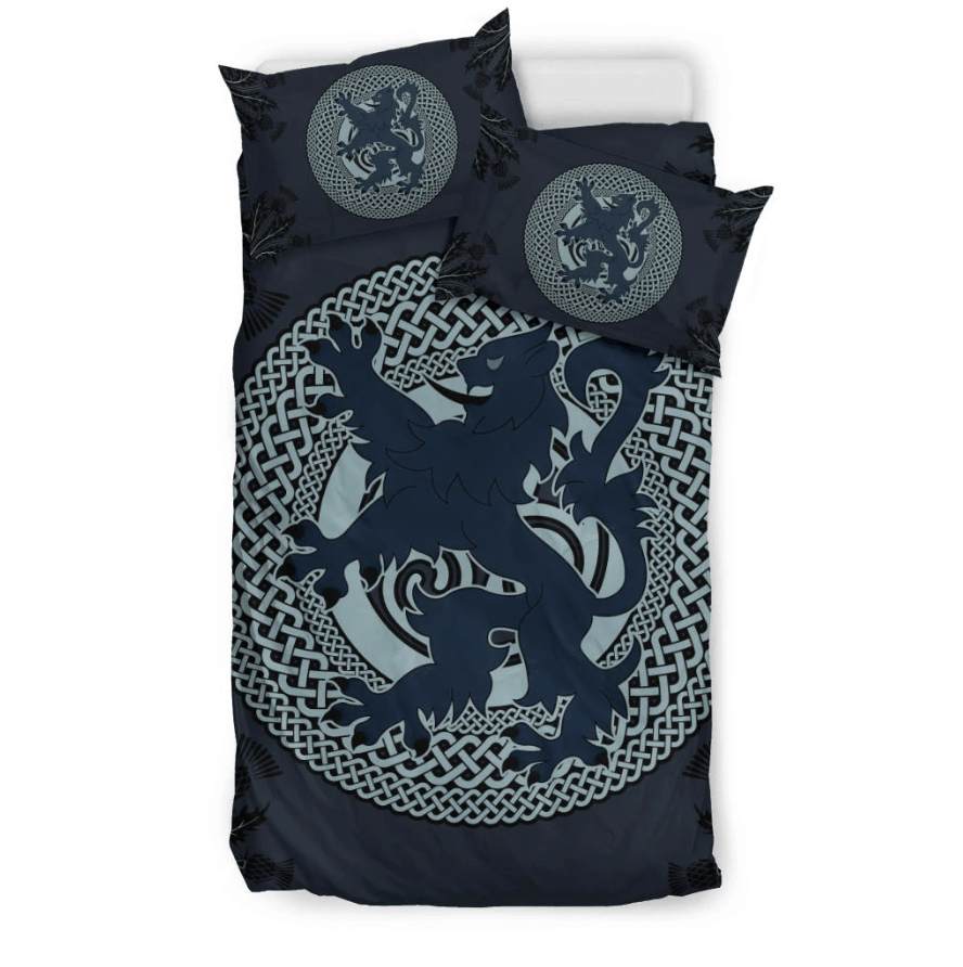 Blue Lion And Celtic   Scotland Bedding Set