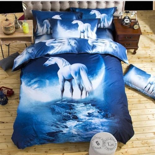 Blue Moon Horse Bedding Set